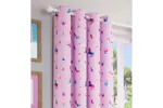 Pink Metallic Eyelet Charm Pair Of Room Darkening Thermal Noise Reducing Childrens Curtains 168x137cm Pink Metallic Eyelet Charm Pair Of Room Darkening Thermal Noise Reducing Childrens Curtains 168x137cm