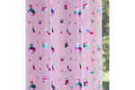 Pink Metallic Eyelet Charm Pair Of Room Darkening Thermal Noise Reducing Childrens Curtains 168x137cm Pink Metallic Eyelet Charm Pair Of Room Darkening Thermal Noise Reducing Childrens Curtains 168x137cm