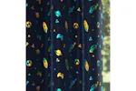 Blue Metallic Eyelet Infinity Pair Of Room Darkening Thermal Noise Reducing Childrens Curtains 168x137cm Blue Metallic Eyelet Infinity Pair Of Room Darkening Thermal Noise Reducing Childrens Curtains 168x137cm