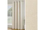 Cream Eyelet Royale Boucle Single Door Room Darkening Thermal Noise Reducing Door Curtains 168x214cm Cream Eyelet Royale Boucle Single Door Room Darkening Thermal Noise Reducing Door Curtains 168x214cm