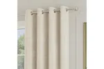 Cream Eyelet Royale Boucle Single Door Room Darkening Thermal Noise Reducing Door Curtains 168x214cm Cream Eyelet Royale Boucle Single Door Room Darkening Thermal Noise Reducing Door Curtains 168x214cm
