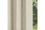 Cream Eyelet Knightsbridge Pair Of Chenille Thermal Noise Reducing Blackout Curtains 229x183cm Cream Eyelet Knightsbridge Pair Of Chenille Thermal Noise Reducing Blackout Curtains 229x183cm