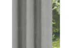 Grey Eyelet Knightsbridge Pair Of Chenille Thermal Noise Reducing Blackout Curtains 117x137cm Grey Eyelet Knightsbridge Pair Of Chenille Thermal Noise Reducing Blackout Curtains 117x137cm