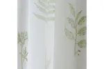 Green Rod Pocket Bracken Pair Of Wild Leaf Print Linen Look Voile Panels 140x183cm Green Rod Pocket Bracken Pair Of Wild Leaf Print Linen Look Voile Panels 140x183cm