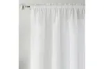 White Rod Pocket Rhodes Pair Of Linen Look Voile Panels 140x137cm White Rod Pocket Rhodes Pair Of Linen Look Voile Panels 140x137cm