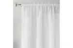 White Rod Pocket Rhodes Pair Of Linen Look Voile Panels 140x183cm White Rod Pocket Rhodes Pair Of Linen Look Voile Panels 140x183cm
