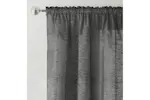 Charcoal Rod Pocket Rhodes Pair Of Linen Look Voile Panels 140x122cm Charcoal Rod Pocket Rhodes Pair Of Linen Look Voile Panels 140x122cm