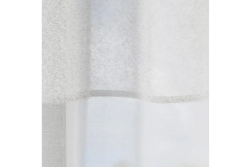 White Eyelet Header Andorra Pair Of Textured Fabric Header Linen Look Voile Panels 140x229cm White Eyelet Header Andorra Pair Of Textured Fabric Header Linen Look Voile Panels 140x229cm
