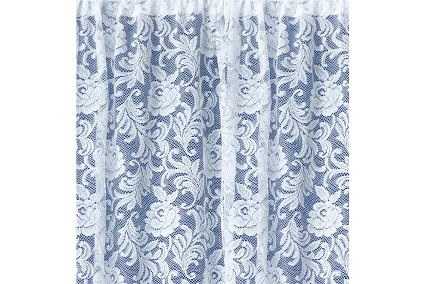 Kew White Flounce Net Panel 300x137cm Kew White Flounce Net Panel 300x137cm
