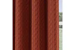 Orange Eyelet Tokyo Pair Of Velvet Embossed Thermal Noise Reducing Room Darkening Curtains 117x183cm Orange Eyelet Tokyo Pair Of Velvet Embossed Thermal Noise Reducing Room Darkening Curtains 117x183cm