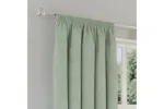 Green Plain Tape Top Dallas Pair Of Blackout Thermal Noise Reducing Curtains 117x229cm Green Plain Tape Top Dallas Pair Of Blackout Thermal Noise Reducing Curtains 117x229cm