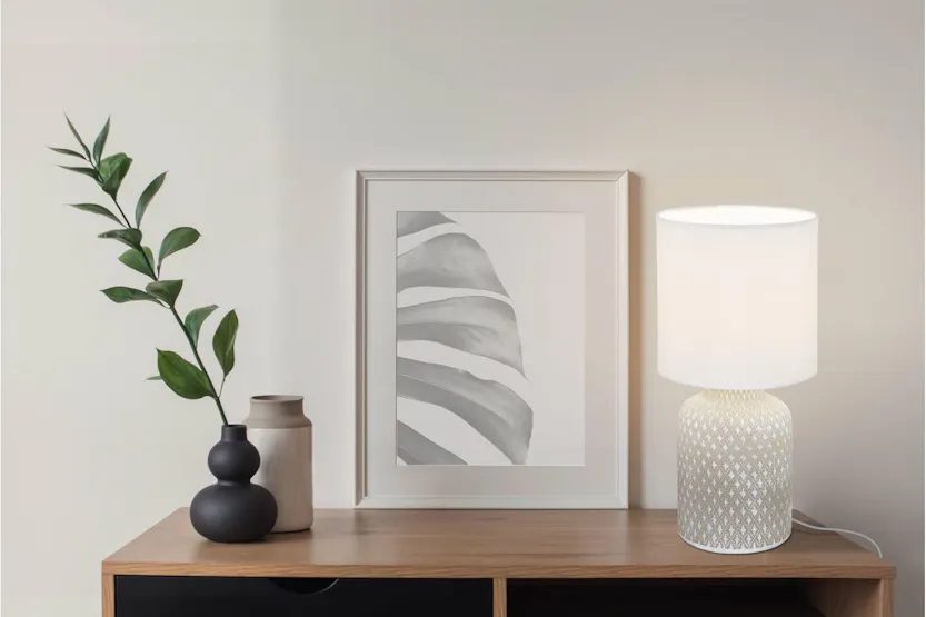 Eglo | Bellariva Table Lamp | Grey/White Eglo | Bellariva Table Lamp | Grey/White