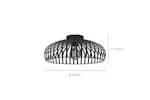 Eglo | Mogano 3 Caged Style Ceiling Light | 43 cm | Black Eglo | Mogano 3 Caged Style Ceiling Light | 43 cm | Black