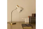 Eglo | Macere Desk Lamp | Nickel/White Eglo | Macere Desk Lamp | Nickel/White