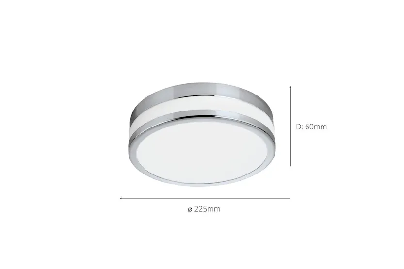 Eglo Palermo Led Whitechrome Wall Ceiling Light Eglo Palermo Led Whitechrome Wall Ceiling Light