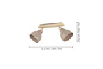 Eglo | Arrecife Steel 2-light Spotlight | Sandy Eglo | Arrecife Steel 2-light Spotlight | Sandy