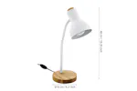 Eglo | Veradal Desk Lamp | Brown/White Eglo | Veradal Desk Lamp | Brown/White