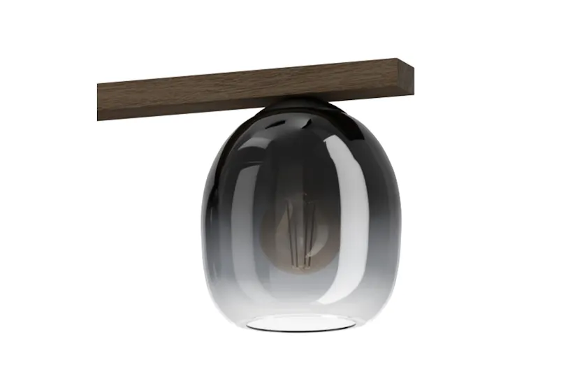 Eglo | Filago Smoked Glass 4-light Pendant Light | Black/Grey Eglo | Filago Smoked Glass 4-light Pendant Light | Black/Grey