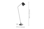Eglo | Oneda Floor Lamp | Black/White Eglo | Oneda Floor Lamp | Black/White