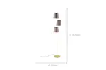 Eglo | Almeida 2 Floor Lamp | Gold/Cappuccino Eglo | Almeida 2 Floor Lamp | Gold/Cappuccino