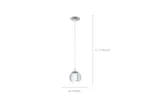 Eglo | Rocamar Glass Shade Pendant Light | Chrome Eglo | Rocamar Glass Shade Pendant Light | Chrome