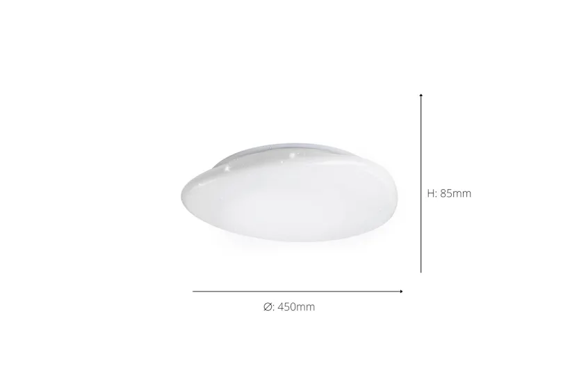 Eglo | Sileras LED Ceiling Light | White Eglo | Sileras LED Ceiling Light | White