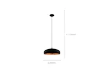 Eglo | Mogano 1 Vintage Pendant Light | Black/Copper Eglo | Mogano 1 Vintage Pendant Light | Black/Copper