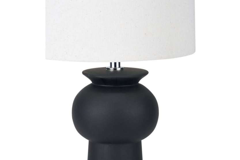 Sloane Ceramic Table Lamp | Black Sloane Ceramic Table Lamp | Black
