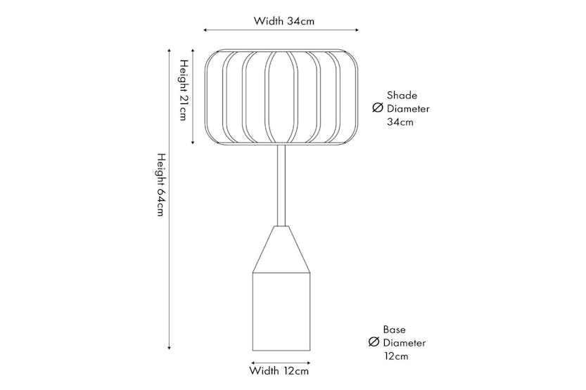 Oscar Table Lamp | Black Oscar Table Lamp | Black