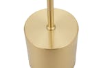 Bella Ribbed Glass Floor Lamp | White/Gold Bella Ribbed Glass Floor Lamp | White/Gold