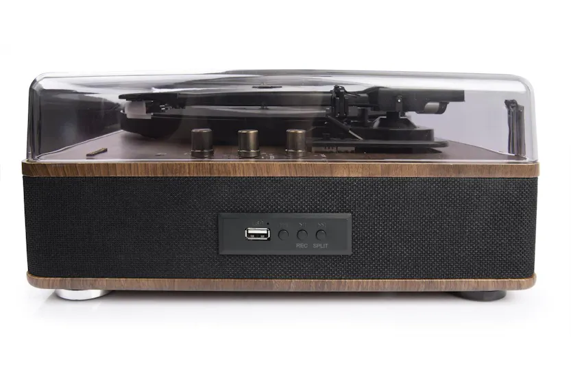 Muse Stereo Turntable | Wooden | Usb Port 2x5w Muse Stereo Turntable | Wooden | Usb Port 2x5w