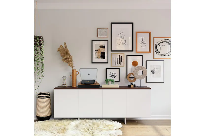 Muse Stereo Turntable | Wooden | Usb Port 2x5w Muse Stereo Turntable | Wooden | Usb Port 2x5w