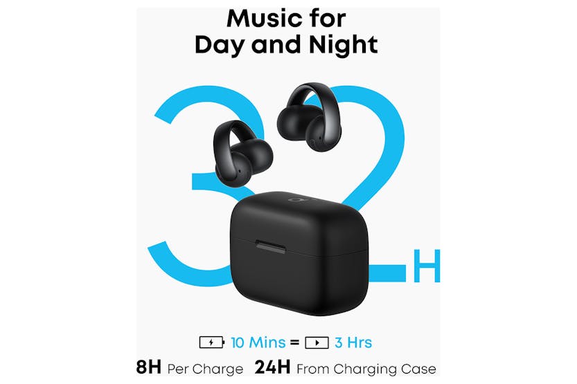 Soundcore Aeroclip Earbuds |Black Soundcore Aeroclip Earbuds |Black