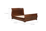 Deauville Bed Frame | Double | 4ft6 | Brown Deauville Bed Frame | Double | 4ft6 | Brown