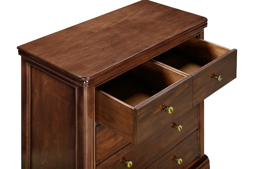Deauville Chest of Drawer | 2 + 3 Drawer | Brown Deauville Chest of Drawer | 2 + 3 Drawer | Brown