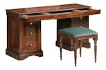 Deauville Vanity Unit with Stool | 9 Drawer | Brown Deauville Vanity Unit with Stool | 9 Drawer | Brown