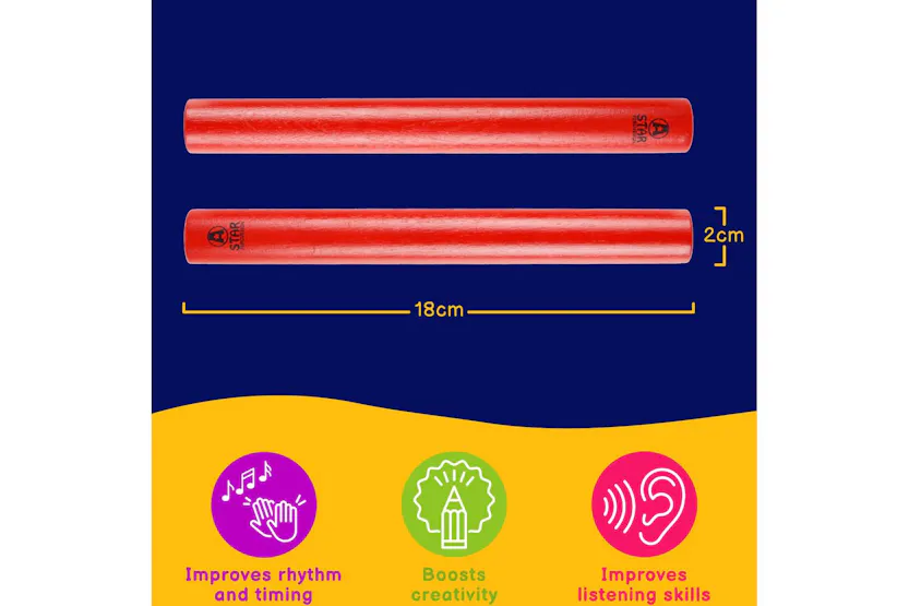A-star Claves - Red - 10 Pairs A-star Claves - Red - 10 Pairs