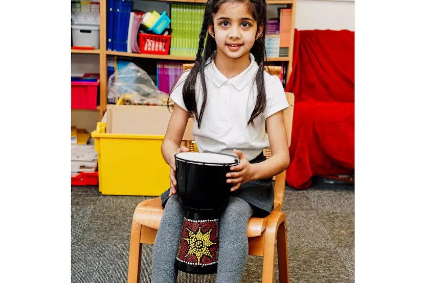 A-star 6 Inch Painted Djembe A-star 6 Inch Painted Djembe