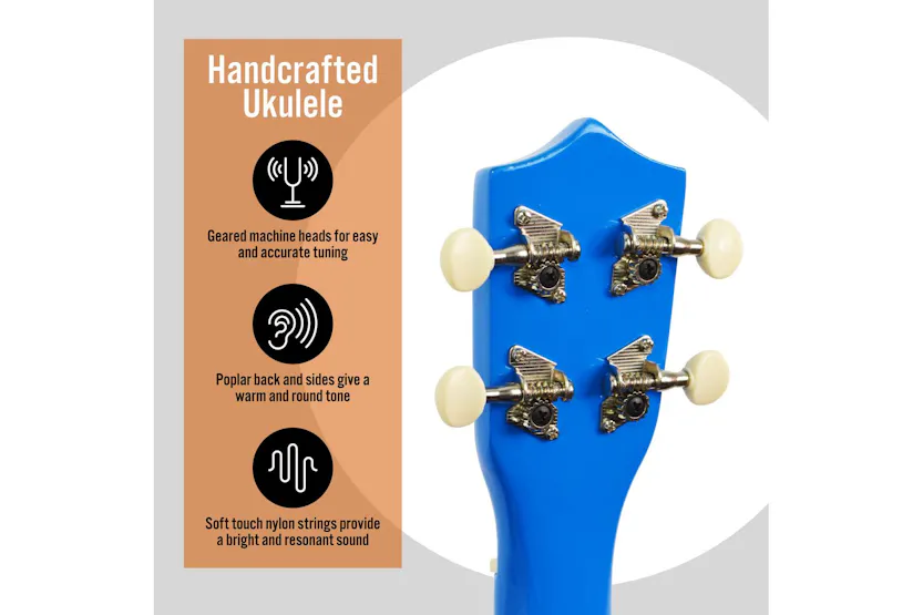 3rd Avenue Soprano Ukulele - Blue 3rd Avenue Soprano Ukulele - Blue