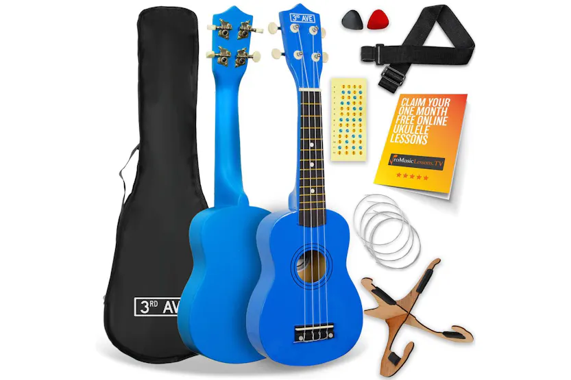 3rd Avenue Soprano Ukulele Pack - Blue 3rd Avenue Soprano Ukulele Pack - Blue