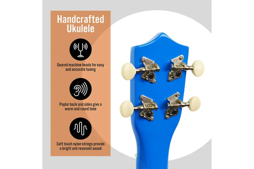 3rd Avenue Soprano Ukulele Pack - Blue 3rd Avenue Soprano Ukulele Pack - Blue