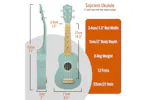 3rd Avenue Soprano Ukulele - Pastel Blue 3rd Avenue Soprano Ukulele - Pastel Blue