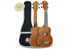 A-star Soprano Ukulele With Bag - Natural A-star Soprano Ukulele With Bag - Natural