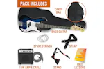 3rd Avenue Bass Guitar Pack - Blueburst 3rd Avenue Bass Guitar Pack - Blueburst