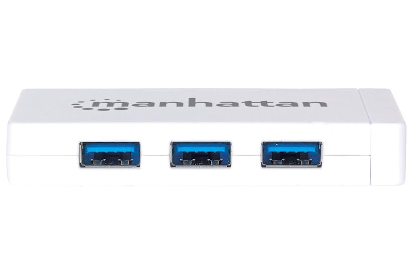Manhattan 3 Port USB 3.0 Hub with Gigabit Ethernet Adapter