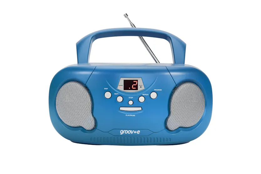 Groove Blue Boombox Cd Player With Radio | Portable Music Player Groove Blue Boombox Cd Player With Radio | Portable Music Player
