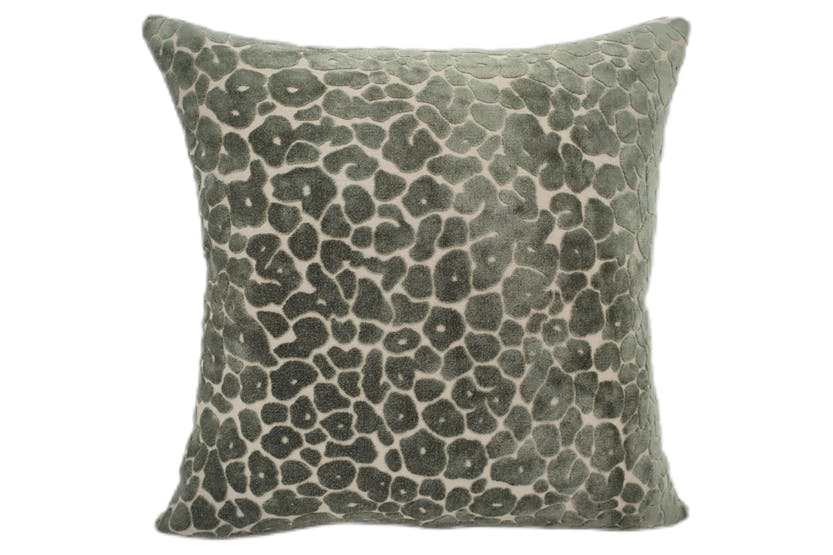 Paul Moneypenny Leopard Cushion | Sage | 43 x 43 cm Paul Moneypenny Leopard Cushion | Sage | 43 x 43 cm