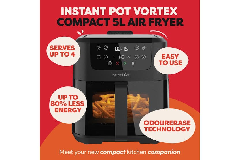 Instant Pot Vortex Compact 5L Air Fryer | 140-3083-01-UK | Black Instant Pot Vortex Compact 5L Air Fryer | 140-3083-01-UK | Black
