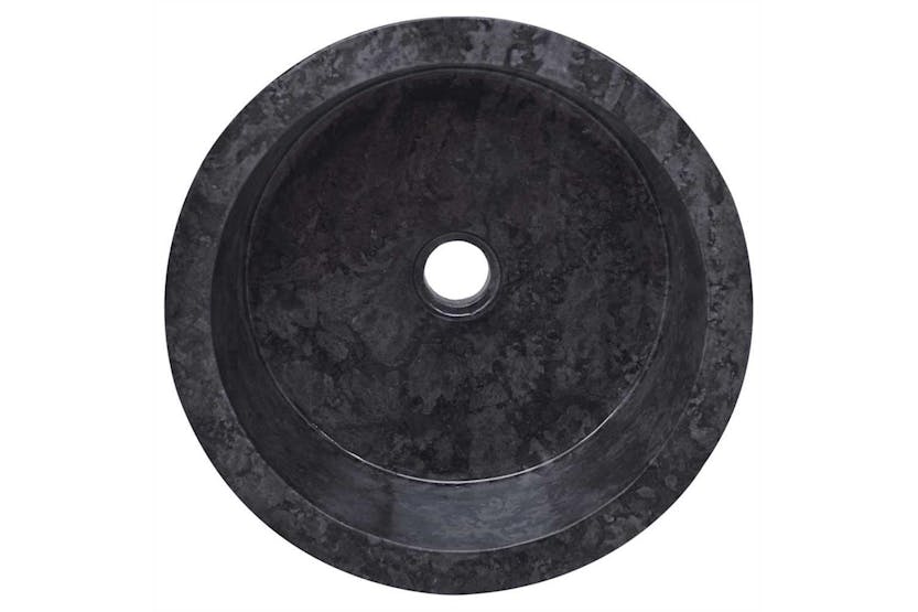 Vidaxl Sink Black Ø40x15 Cm Marble Vidaxl Sink Black Ø40x15 Cm Marble