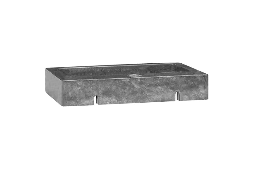 Vidaxl Sink Grey 38x24x6.5 Cm Marble Vidaxl Sink Grey 38x24x6.5 Cm Marble